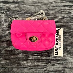 Pink marshmallow mini bag